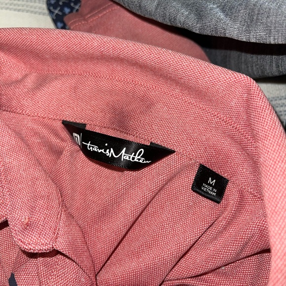 Travis Mathew Golf Polo Red Medium - Picture 5 of 5